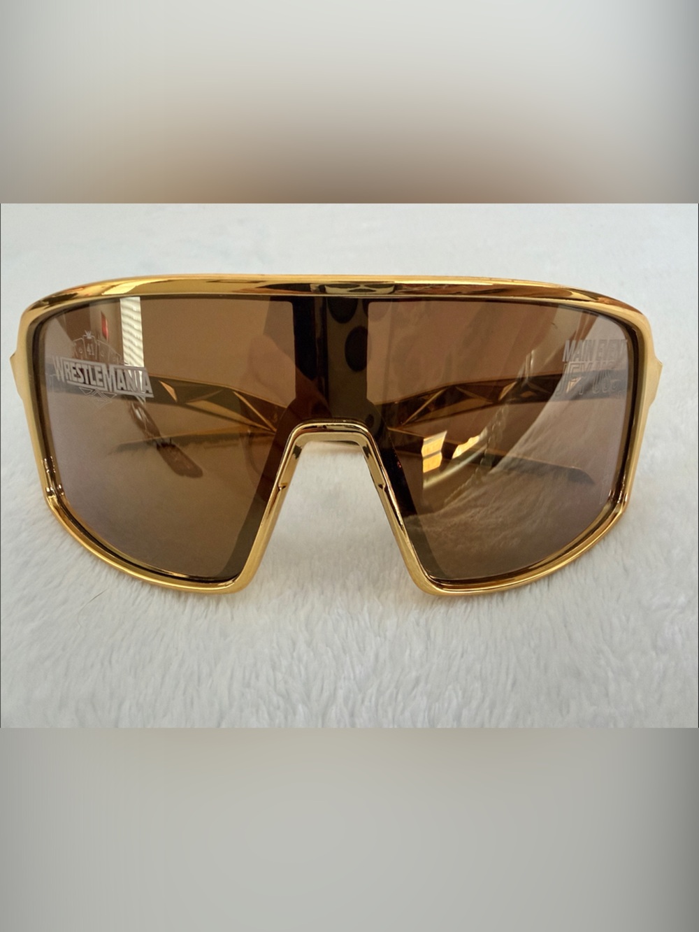 WWE Wrestlemania Vegas Gold Frame Main Event Jay Uso YEET Sunglasses
